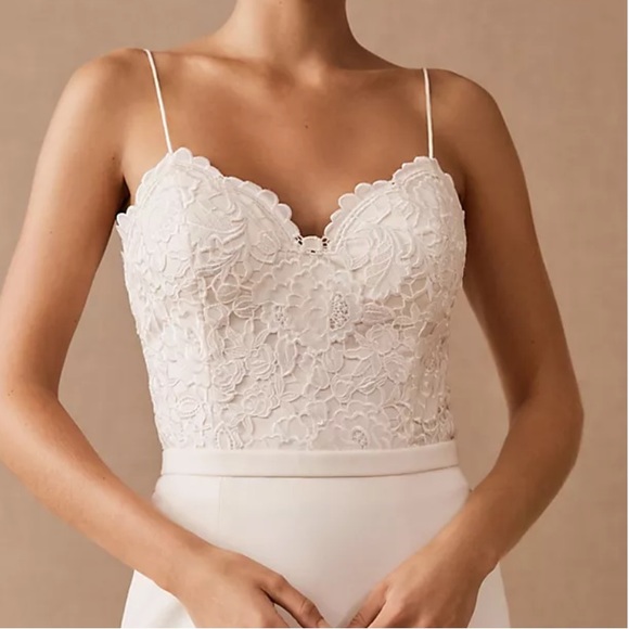 Catherine Deane Lace Havana Corset bridal top ft on Anthropologie NWT - Picture 5 of 16